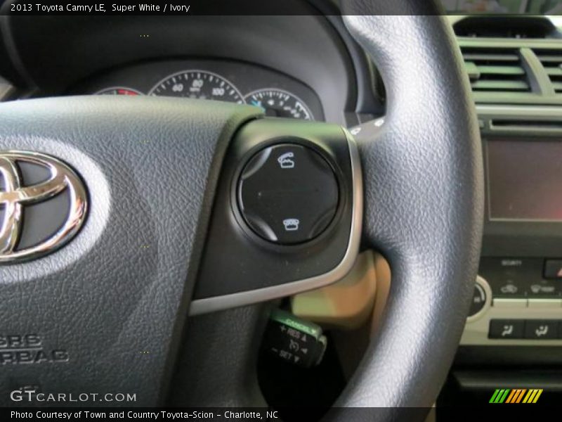 Controls of 2013 Camry LE