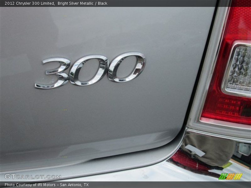 Bright Silver Metallic / Black 2012 Chrysler 300 Limited