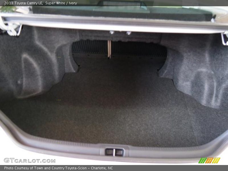  2013 Camry LE Trunk