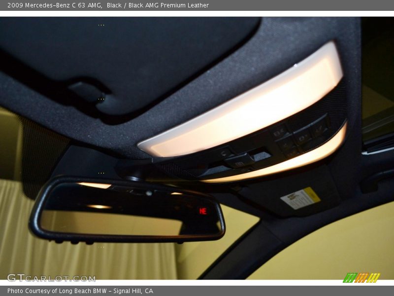 Black / Black AMG Premium Leather 2009 Mercedes-Benz C 63 AMG