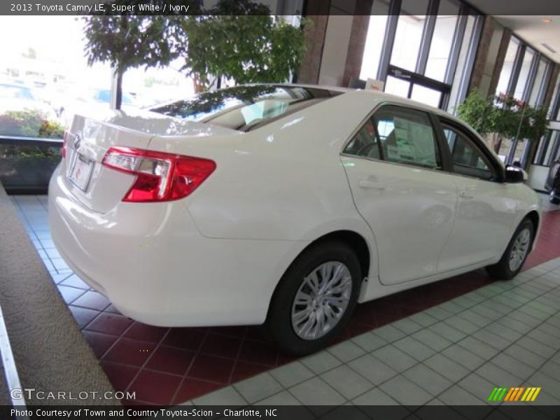 Super White / Ivory 2013 Toyota Camry LE