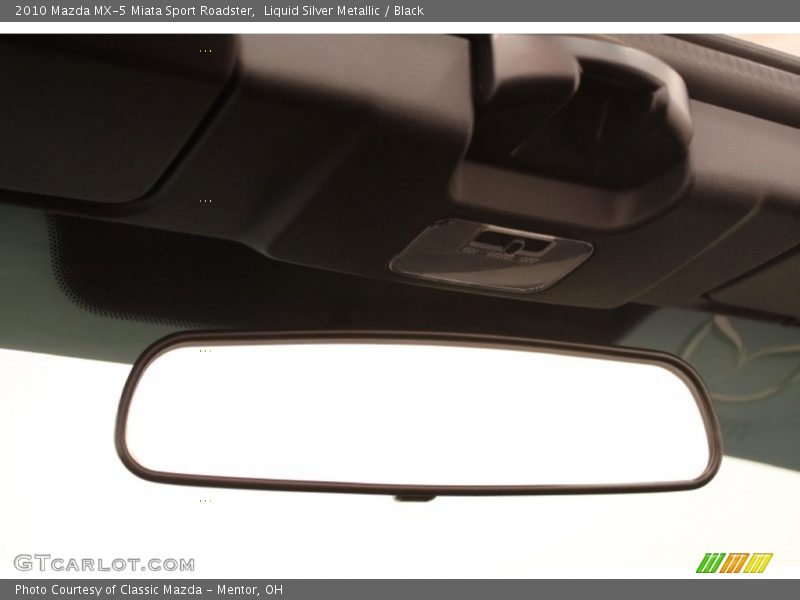 Liquid Silver Metallic / Black 2010 Mazda MX-5 Miata Sport Roadster