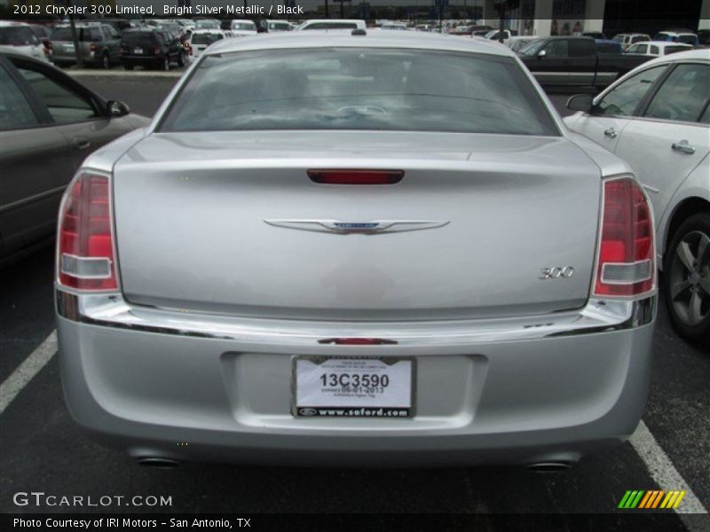 Bright Silver Metallic / Black 2012 Chrysler 300 Limited