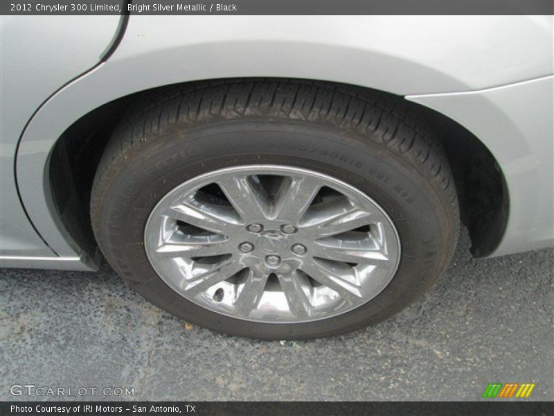 Bright Silver Metallic / Black 2012 Chrysler 300 Limited