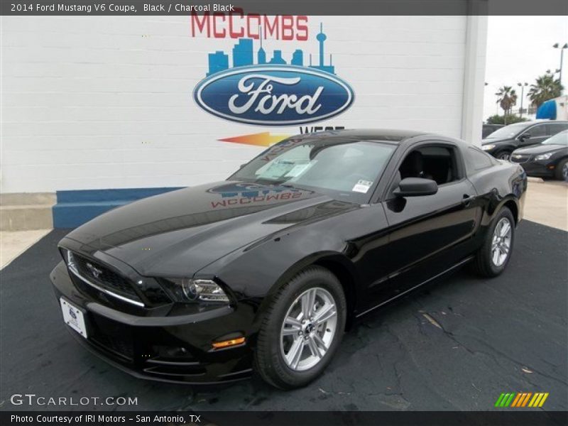 Black / Charcoal Black 2014 Ford Mustang V6 Coupe