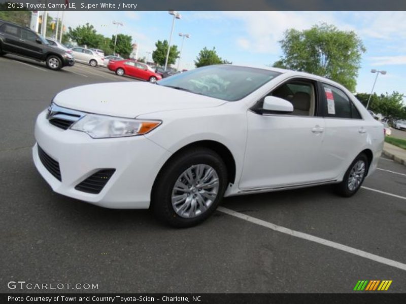 Super White / Ivory 2013 Toyota Camry LE