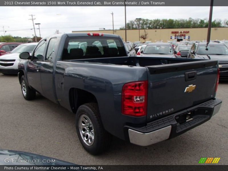 Blue Granite Metallic / Dark Titanium 2013 Chevrolet Silverado 1500 Work Truck Extended Cab