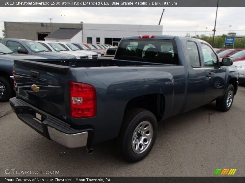 Blue Granite Metallic / Dark Titanium 2013 Chevrolet Silverado 1500 Work Truck Extended Cab