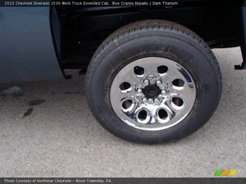 Blue Granite Metallic / Dark Titanium 2013 Chevrolet Silverado 1500 Work Truck Extended Cab
