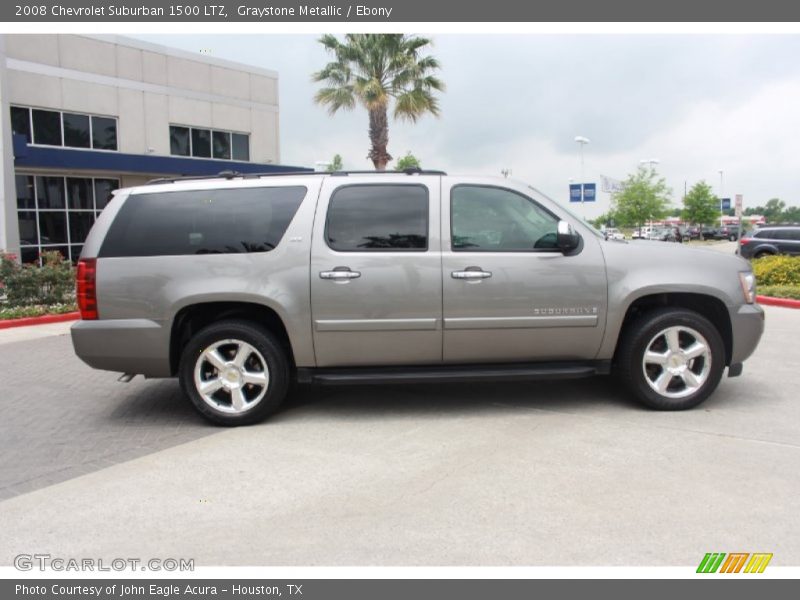 Graystone Metallic / Ebony 2008 Chevrolet Suburban 1500 LTZ