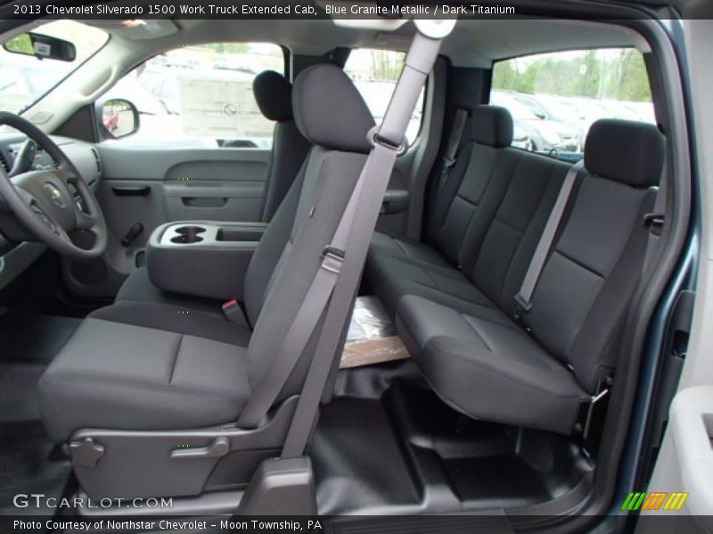 Blue Granite Metallic / Dark Titanium 2013 Chevrolet Silverado 1500 Work Truck Extended Cab