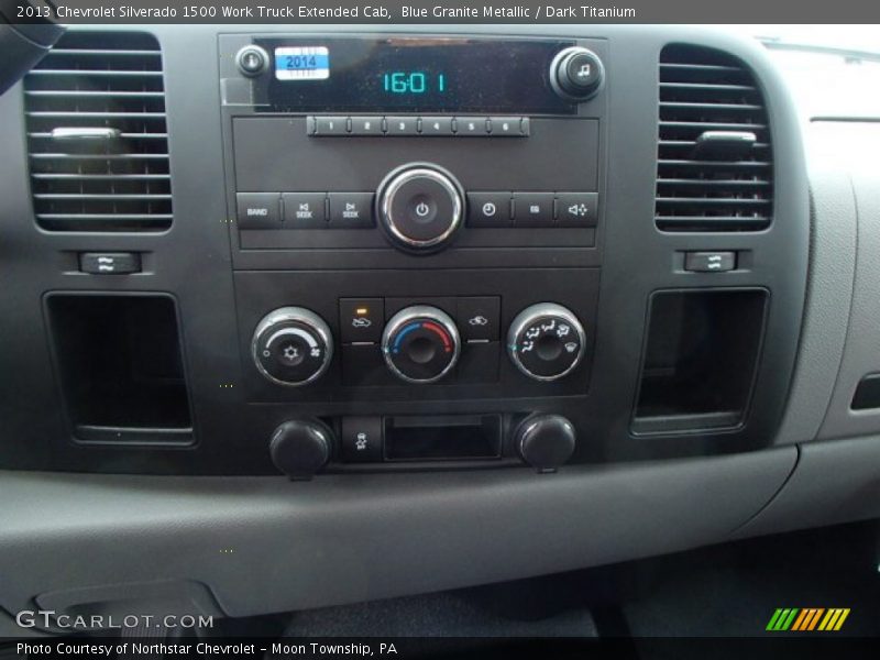 Blue Granite Metallic / Dark Titanium 2013 Chevrolet Silverado 1500 Work Truck Extended Cab