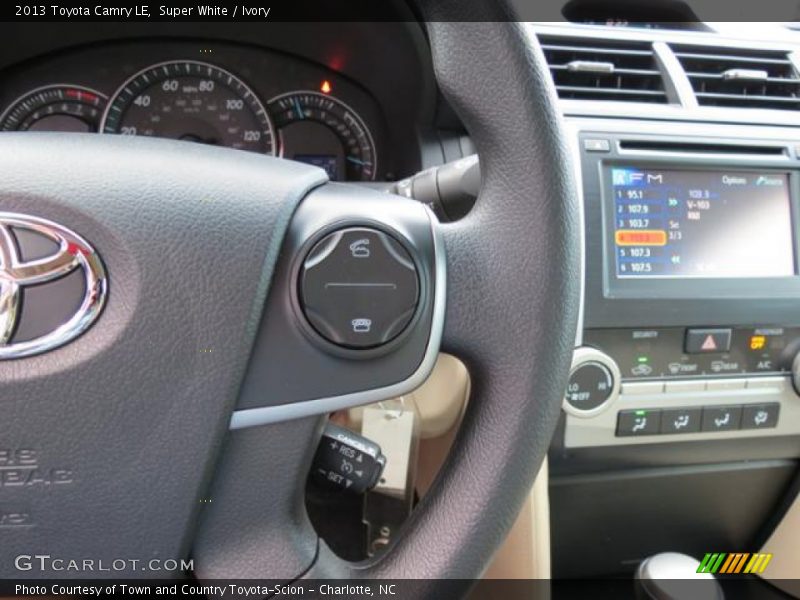 Controls of 2013 Camry LE
