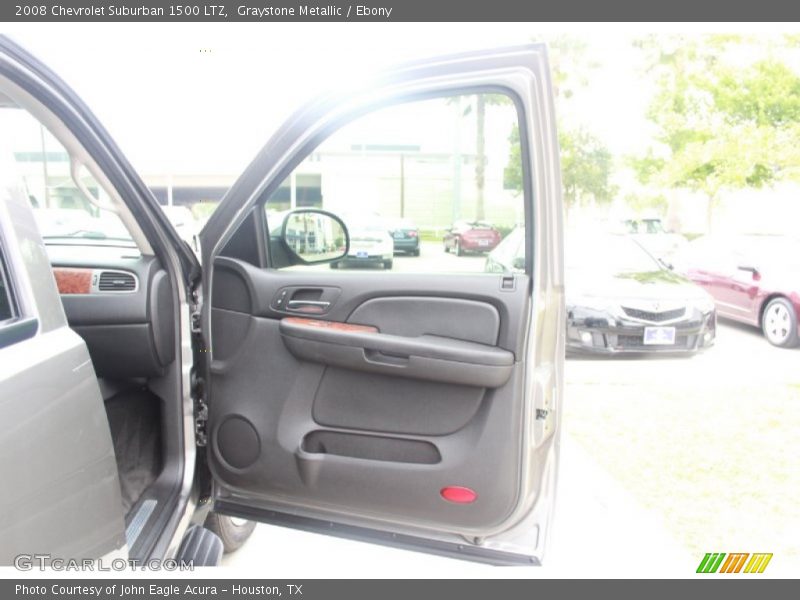 Graystone Metallic / Ebony 2008 Chevrolet Suburban 1500 LTZ
