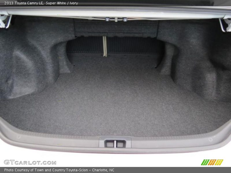  2013 Camry LE Trunk