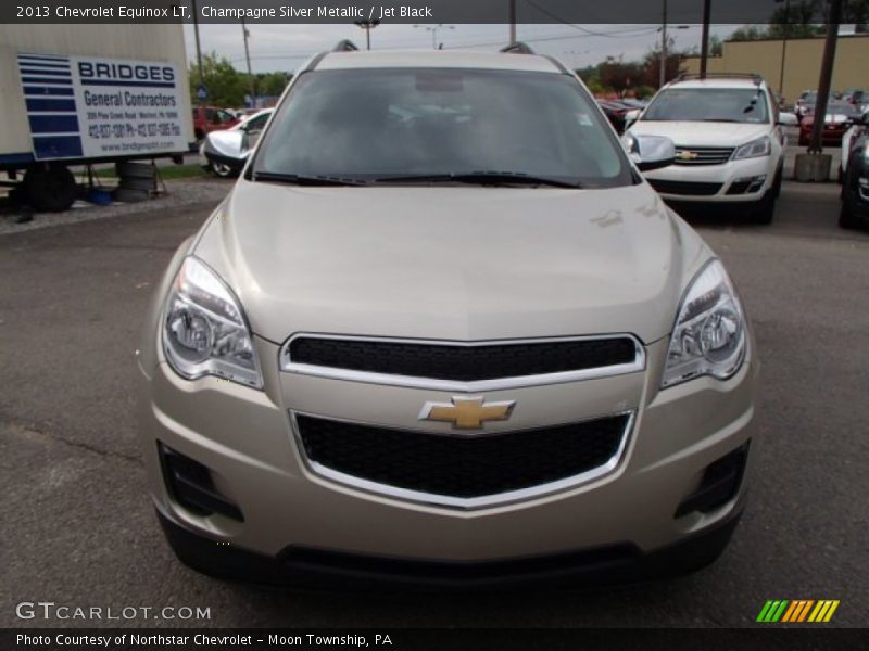 Champagne Silver Metallic / Jet Black 2013 Chevrolet Equinox LT