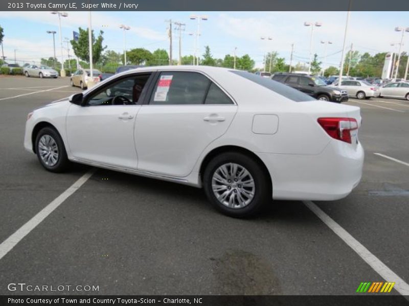 Super White / Ivory 2013 Toyota Camry LE