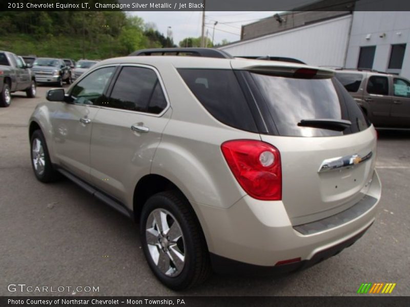Champagne Silver Metallic / Jet Black 2013 Chevrolet Equinox LT