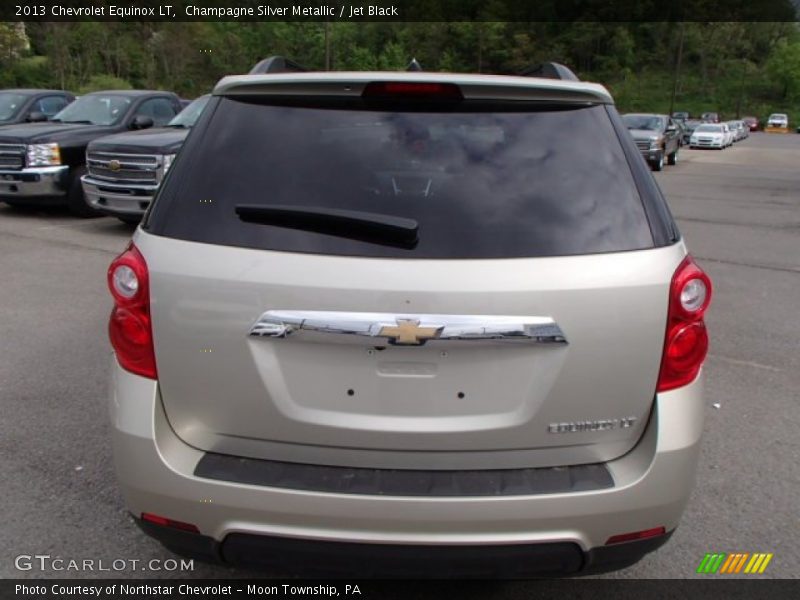 Champagne Silver Metallic / Jet Black 2013 Chevrolet Equinox LT