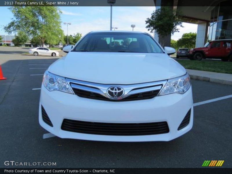 Super White / Ivory 2013 Toyota Camry LE