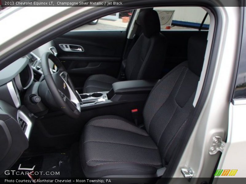 Champagne Silver Metallic / Jet Black 2013 Chevrolet Equinox LT