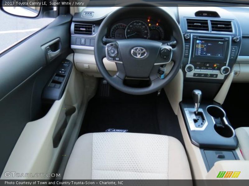 Super White / Ivory 2013 Toyota Camry LE