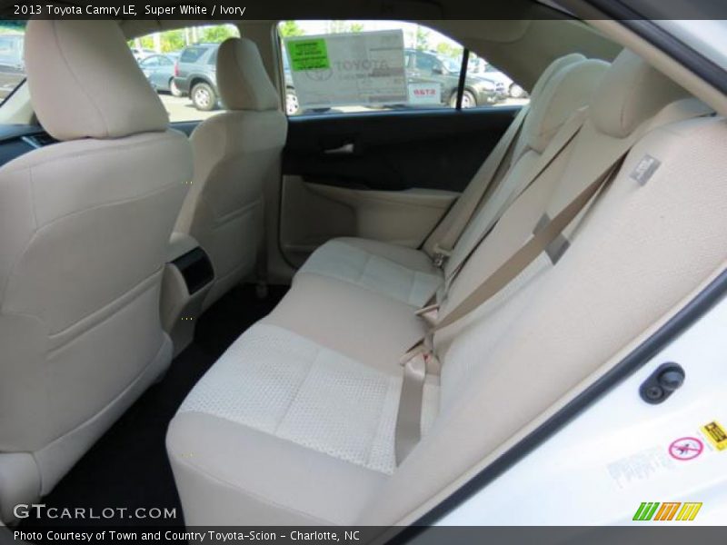 Super White / Ivory 2013 Toyota Camry LE