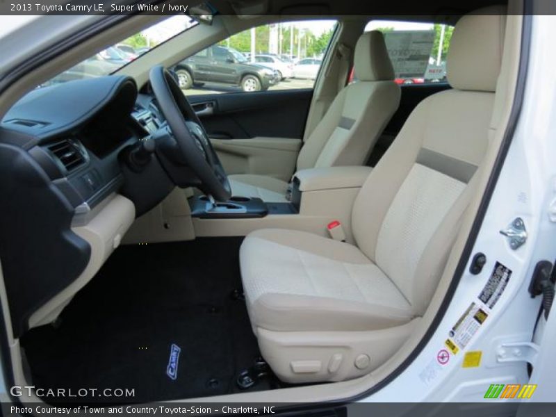 Super White / Ivory 2013 Toyota Camry LE