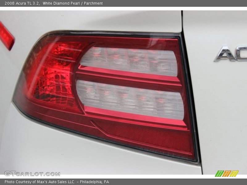 White Diamond Pearl / Parchment 2008 Acura TL 3.2