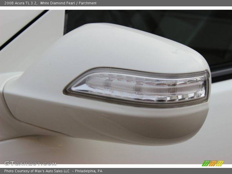 White Diamond Pearl / Parchment 2008 Acura TL 3.2