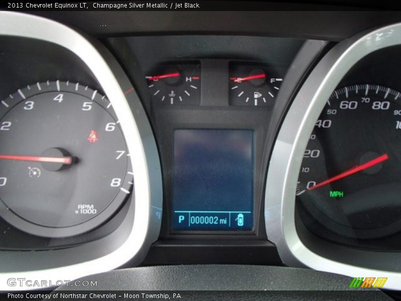 Champagne Silver Metallic / Jet Black 2013 Chevrolet Equinox LT