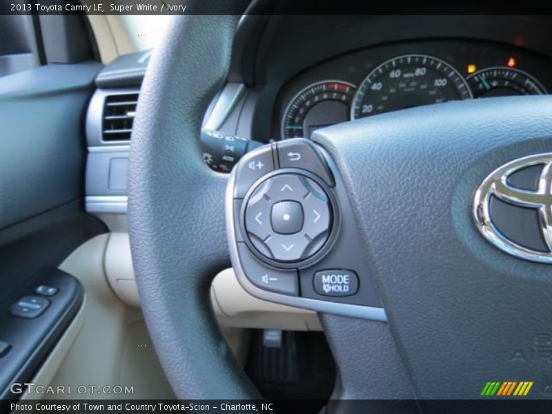 Super White / Ivory 2013 Toyota Camry LE