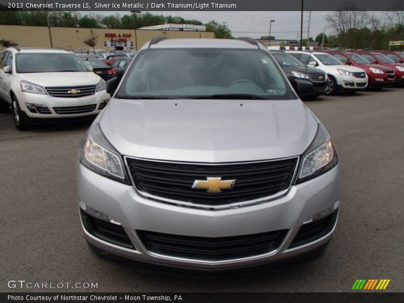 Silver Ice Metallic / Dark Titanium/Light Titanium 2013 Chevrolet Traverse LS