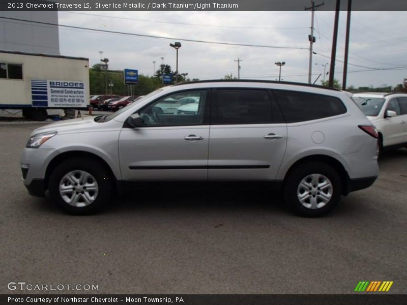 Silver Ice Metallic / Dark Titanium/Light Titanium 2013 Chevrolet Traverse LS