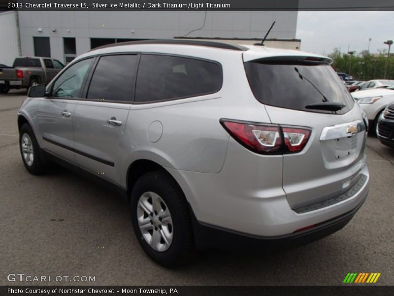 Silver Ice Metallic / Dark Titanium/Light Titanium 2013 Chevrolet Traverse LS