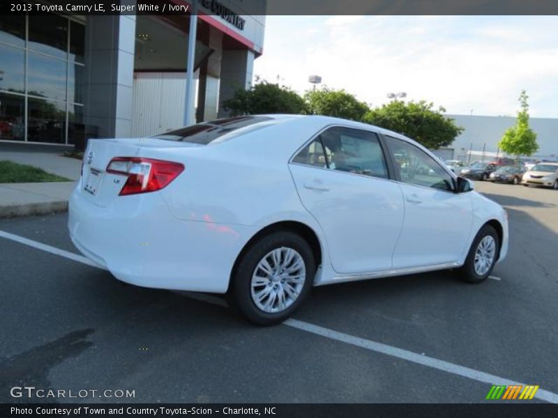 Super White / Ivory 2013 Toyota Camry LE