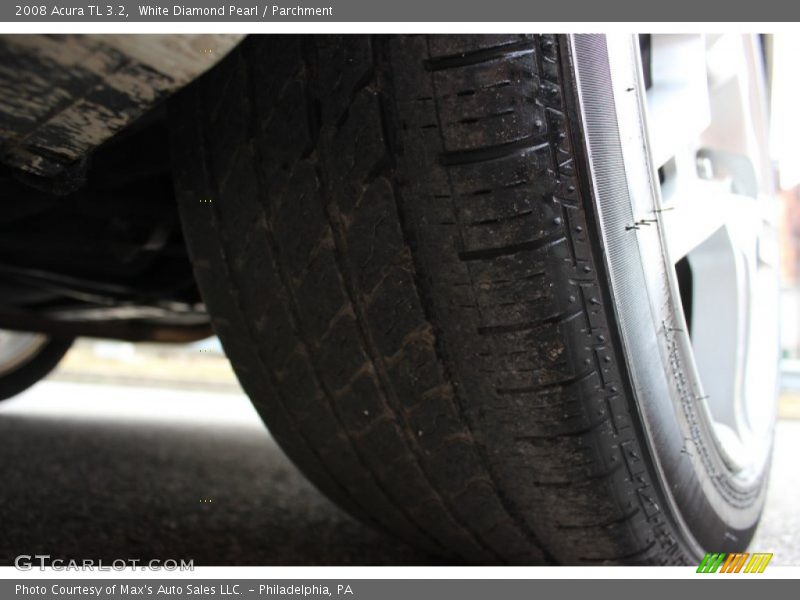 White Diamond Pearl / Parchment 2008 Acura TL 3.2