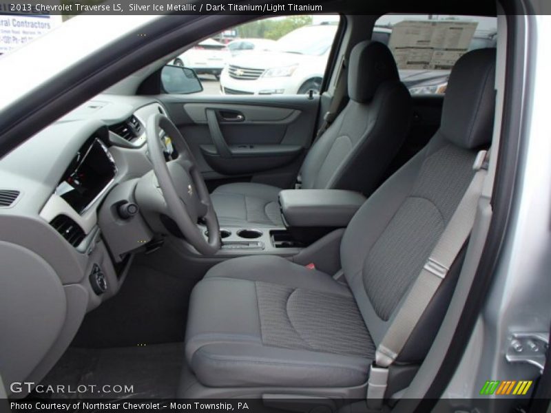 Silver Ice Metallic / Dark Titanium/Light Titanium 2013 Chevrolet Traverse LS