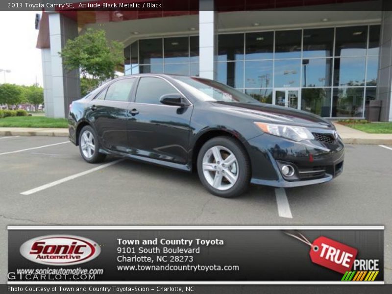 Attitude Black Metallic / Black 2013 Toyota Camry SE