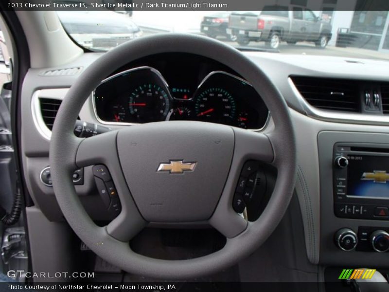 Silver Ice Metallic / Dark Titanium/Light Titanium 2013 Chevrolet Traverse LS