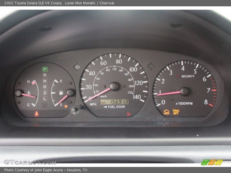  2002 Solara SLE V6 Coupe SLE V6 Coupe Gauges