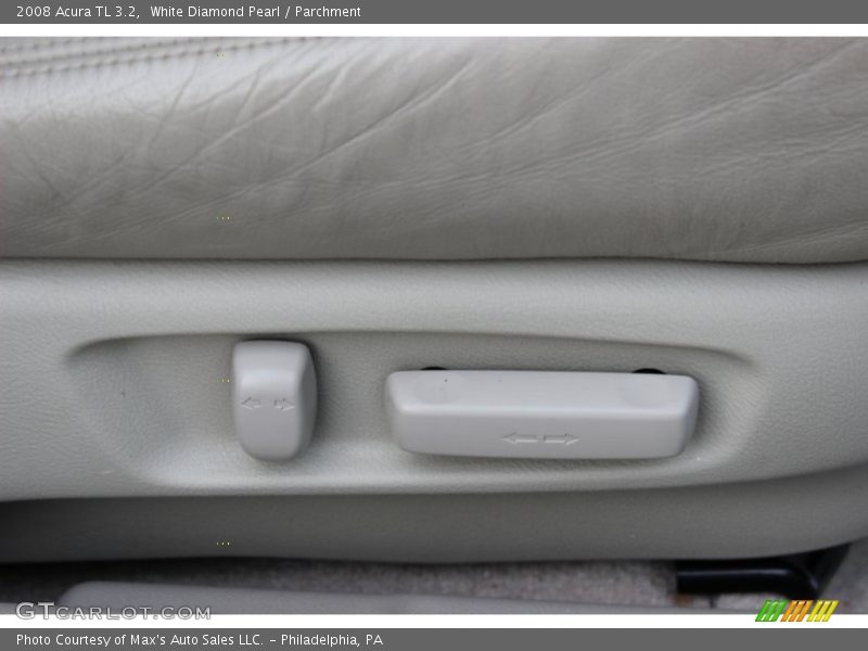 White Diamond Pearl / Parchment 2008 Acura TL 3.2