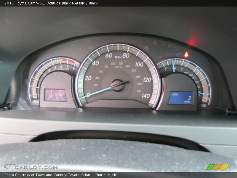 Attitude Black Metallic / Black 2013 Toyota Camry SE