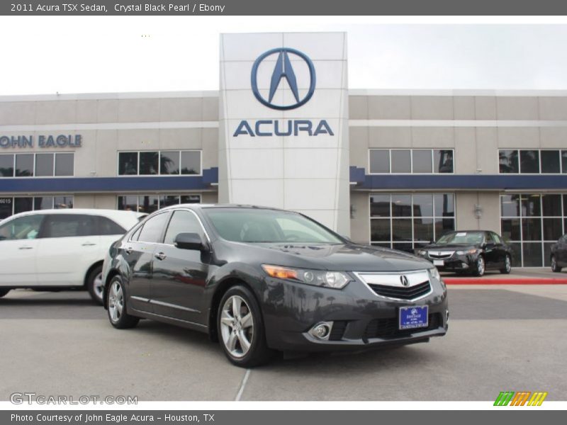 Crystal Black Pearl / Ebony 2011 Acura TSX Sedan