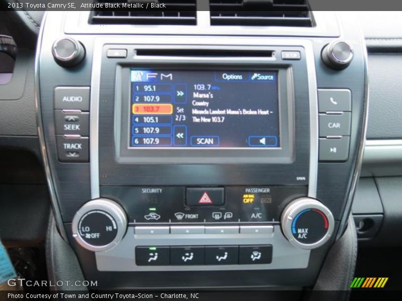 Attitude Black Metallic / Black 2013 Toyota Camry SE