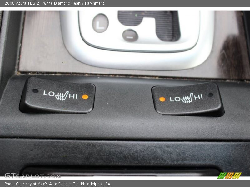 White Diamond Pearl / Parchment 2008 Acura TL 3.2