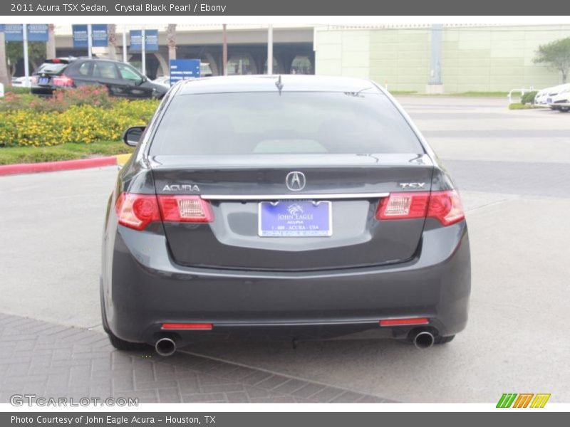 Crystal Black Pearl / Ebony 2011 Acura TSX Sedan
