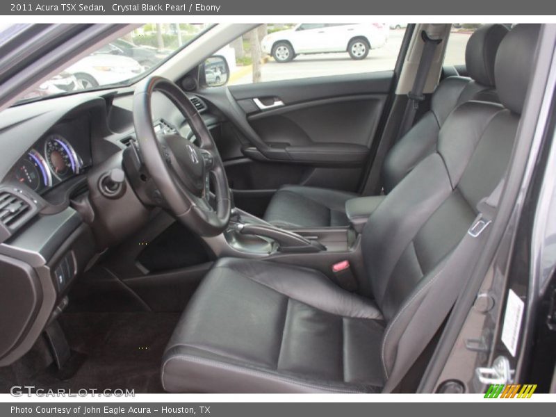 Crystal Black Pearl / Ebony 2011 Acura TSX Sedan