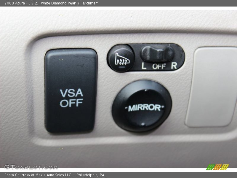 White Diamond Pearl / Parchment 2008 Acura TL 3.2