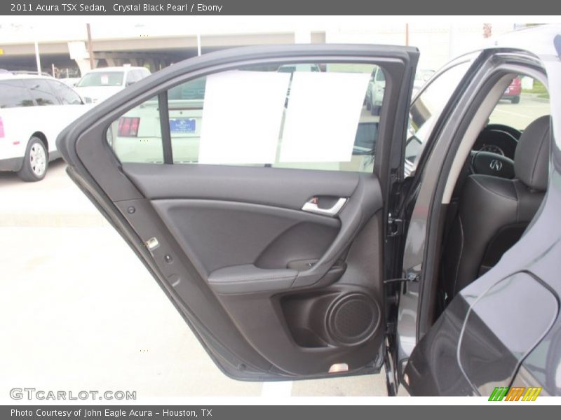 Crystal Black Pearl / Ebony 2011 Acura TSX Sedan